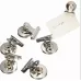 20 PCS Stainless Steel Round Head Clip Paper Clip Office Folder Refrigerator Wall Memo Clip