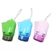 3 PCS Hand Press Powered Cartoon Pig Shaped Flashlight