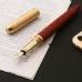 Luxury Wood Fountain Pen School Office Writing Ink Pen Stationery Gifts Supplies Sandal wood