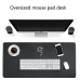 Multifunction Business Double Sided PU Leather Mouse Pad Keyboard Pad Table Mat Computer Desk Mat  Pink White
