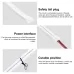CJ-1206 12V 6A 5m IP65 Waterproof Silicone Neon LED Strip Light White