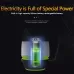 L001 5W USB Charging Hand-held LED Camping Lamp with Power Bank Function Green