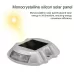 Solar Horseshoe Road Stud Light Car Guidance Light Road Deceleration Light Flashing Bright Version