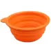 Portable Stretchable Silicon Food Feeder Dish Serving Bowl Water Container for Cat Dog Pet Random Color Delivery