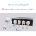 Jebao DP 4  Auto Dosing Pump Peristalsis Pump 4-Channel Dosing Aquarium Tank Coral Reef Automatic Feeder Liquid Dispenser US Plug