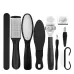 10 In 1 Foot File Clean Tool Kit Foot Care Pedicure Tools Set Black