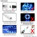 5M 5050 RGB LED Strip Light WIFI Smart Home Power Kit Set Not waterproof