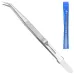 Diamond Jewellery Tweezers With Slotted Stainless Steel Tweezers Bending