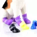 Lovely Pet Dog Shoes Puppy Candy Color Rubber Boots Waterproof Rain Shoes