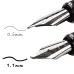 X750 Stationery Stainless Steel Fountain Pen Medium Nib Ink Pens School Oiifice Gift