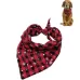 Pet Triangle Towel Christmas Snowflake Dog Saliva Towel
