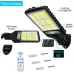 616 Solar Street Light LED Human Body Induction Garden Light 117 COB With Remote Control
