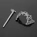 Large Celtics Knots Crown Hairpins Jewelry Vintage Viking Runes Women Girl Hairpin Hair Clips Stick Slide Accessories 260