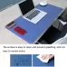 Multifunction Business Double Sided PU Leather Mouse Pad Keyboard Pad Table Mat Computer Desk Mat  Pink White