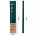 HB Deli 10pcs /Pack Hexagonal Pencil for Primary School Students