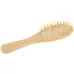 Small Natural Wooden Massage Hair Comb with Rubber Base or Wooden Brush