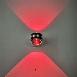 6W LED Up And Down Light Wall Light Double-Sided Crystal Aluminum Lights Upper Outlet
