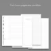 Transparent Matte PP Soft Shell Cover Hand Accountive Page B5 Point Array Core