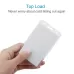 20 PCS Hard Plastic ID Badge Card Holder Integrated Injection Molded Transparent Double-sided Card Holder