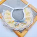 Pet Bib Adjustable Saliva Towel Lace Pearl Pendant Dog Collar