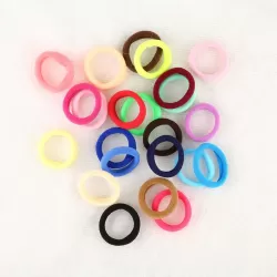 20pcs in Pack Girls Kids Rubber Bands Ponytail Holder Elastic Hair Bands Royal Blue