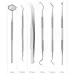 3 in 1 Silver Box Stainless Steel Dental Tools Dental Care Tartar Tool Dentist Tool Set