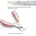 2 in 1 Nail Clipper for Paronychia Stainless Steel Olecranon Nail Nipper or Ingrown Nail Lifter Red