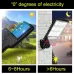 616 Solar Street Light LED Human Body Induction Garden Light 60 SMD With Remote Control