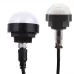 24V Safety Three-Color Warning Light Alarm LED Hemispherical Waterproof Indicator No Sound