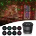 C209 USB Charge Mini Laser Stage Atmosphere Light 8 In 1 Style Black