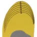 Elasticity Orthotic Arch Support Shoe Pad Sports Running Insoles Cushion for Men Grey