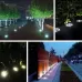 2 PCS 8 LEDs IP44 Waterproof Solar Powered Buried Light