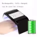 BLUEQUE 36W Manicure Lamp Rechargeable Portable Folding LED/UV Phototherapy Machine Nail Lamp Battery Type Pink