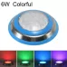 6W LED Stainless Steel Wall-mounted Pool Light Landscape Underwater Light Colorful Light
