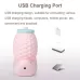 L-0 Cartoon Snail Pen Holder USB Rechargeable LED Soft Eye-Protection Desk Lamp