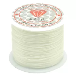 2 PCS 50m in bag  Round Elastic Cord Beading Stretch Thread String Rope for Necklace Bracelet Jewelry Making