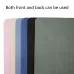 Multifunction Business PU Leather Mouse Pad Keyboard Pad Table Mat Computer Desk Mat Sapphire Blue