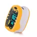 Pediatric Finger Pulse Oximeter Neonatal Blood Oxygen Children Kids Rechargeable USB Infant Blood Oxygen Monitor Orange