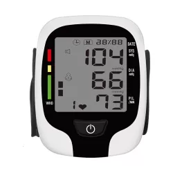 Wrist Type Electronic Blood Pressure Monitor Home Automatic Wrist Type Blood Pressure Measurement No Voice Announcement White English