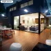 616 Solar Street Light LED Human Body Induction Garden Light 117 COB With Remote Control