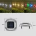 8 LED Solar Wall Lamp Outdoor Stainless Steel Buried Light Warm Light