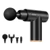 Fascia Massager Mini Electric Muscle Massager Portable Fitness Muscle Relaxing Massager LCD Dark Night Black