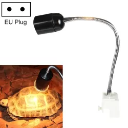 Tortoise UVB Tanning Lamp Holder Full Spectrum Pet Solar Heating Light Holder EU Plug