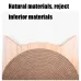 Handmade Sisal Solid Wood Durable Cat Grinding Claw Board Toy