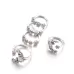 5 PCS in Set Vintage Women Star Moon Adjustable Ring Set