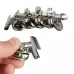 20 PCS Stainless Steel Round Head Clip Paper Clip Office Folder Refrigerator Wall Memo Clip