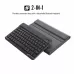 ST500 For Samsung Galaxy Tab A7 T500 T505 2020 Ultra-thin Detachable Bluetooth Keyboard Leather Tablet Case with Stand Sleep Function Backlight Rose Gold