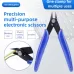 Electronic Pliers Diagonal Side Cutting Cable Wire Cutter Repair Hand Tool Dark Blue