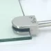 Stainless Steel Glass Fish Mouth Support Rod Fixing Clip with 14x40mm Rod