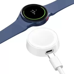For Apple Watch Series Portable Smart Watch Magnetic Wireless Charger White